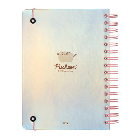 Grupo Erik - Bullet Journal Pointillé Pusheen - Carnet de Notes A5 - Notebook - Bullet Agenda - Carnet Spirale