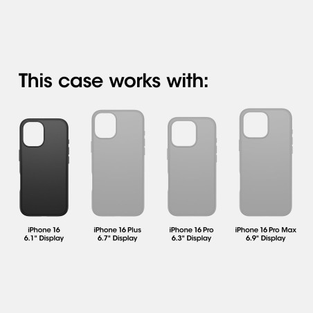 Otterbox Coque React Series MagSafe pour iPhone 16, Antichoc, Anti-Chute, Ultra-Mince, Protection Fine, testé Selon Les Normes M