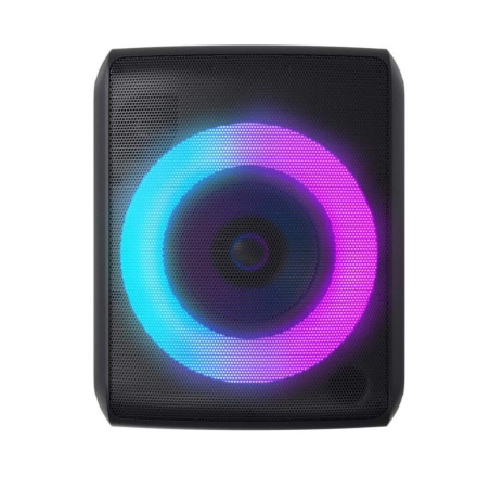 Woxter Monster Enceinte Portable Bluetooth avec Fonction karaoké, RVB, Batterie de 2000 mAh, Sortie 60 W, Multiples entrées Blue