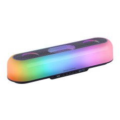 Mars Gaming MSBORB, Haut-Parleur Portable + Barre de Son 20W, Éclairage Orbilight RGB 360º, Barre de Son Triple Driver, Haut-par