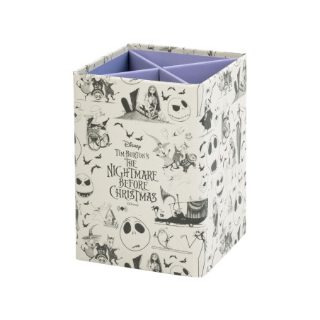 Grupo Erik - Pot à Crayons l'Étrange Noël de Mr Jack | Accessoire, Fournitures de Bureau Originales | Sous Licence Officielle