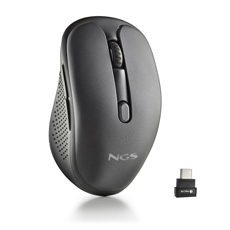NGS | Evo JOT, Souris sans Fil Rechargeable multimode, 2,4 GHz + Bluetooth 5.0 et 5.1, 800/1200/1600 dpi, Boutons Silencieux, Co NGS | Evo JOT, Souris sans Fil Rechargeable multimode, 2,4 GHz + Bluetooth 5.0 et 5.1, 800/1200/1600 dpi, Boutons Silencieux, Co