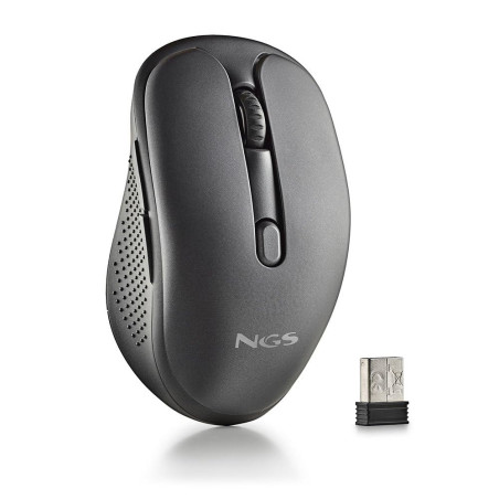 NGS | Evo Peep Souris Laser sans Fil Rechargeable, multimode 2,4 GHz + Bluetooth 5.1, USB-A, Boutons Silencieux, dpi réglable 12