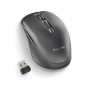 NGS | Evo Spook Souris sans Fil multimode, Rechargeable, 2,4 GHz + Bluetooth 5.1, 800/1200/1600 dpi, USB-A, 5 Boutons Silencieux