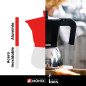 Monix Induction Inox | Cafetière italienne en aluminium et acier inoxydable, 9 tasses, poignée résistante à la chaleur, facile à Monix Induction Inox | Cafetière italienne en aluminium et acier inoxydable, 9 tasses, poignée résistante à la chaleur, facile à