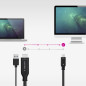 Nano Cable 10.15.4354 - Câble convertisseur HDMI vers USB-C - 1,8 m, Plug & Play, haute résolution 4K à 60Hz, compatible avec HD