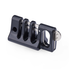 StarTech.COM Peripheral Cable Anchor Lock, Secure Keyboard/Mouse, Cable Trap w/Metal Plate, Use w/Laptop Security Cable