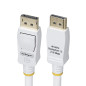 StarTech.com Câble DisplayPort 1.2 de 3m Blanc Certifié VESA, 4K 60Hz, 21.6Gbps, Connecteurs DP Verrouillables, Câble DP 1.2 StarTech.com Câble DisplayPort 1.2 de 3m Blanc Certifié VESA, 4K 60Hz, 21.6Gbps, Connecteurs DP Verrouillables, Câble DP 1.2