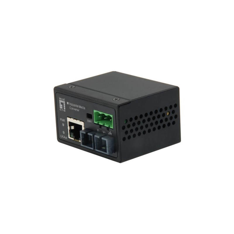 LevelOne IEC-4301 convertisseur de Support réseau 100 Mbit/s Monomode Noir LevelOne IEC-4301 convertisseur de Support réseau 100 Mbit/s Monomode Noir