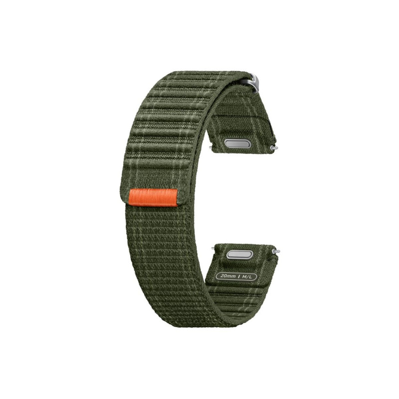 Samsung Galaxy Bracelet officiel en tissu (M/L) pour Galaxy Watch 7, vert Samsung Galaxy Bracelet officiel en tissu (M/L) pour Galaxy Watch 7, vert