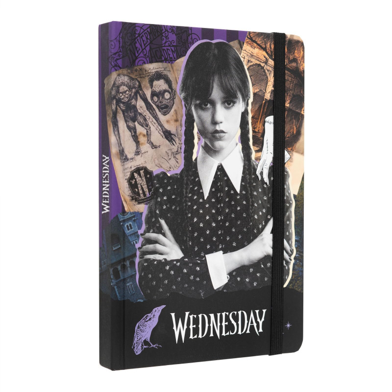 Grupo Erik - Carnet de Notes Mercredi Addams | Bullet Journal | Notebook | Bullet Agenda | Carnet Pointillé Format A5 Grupo Erik - Carnet de Notes Mercredi Addams | Bullet Journal | Notebook | Bullet Agenda | Carnet Pointillé Format A5