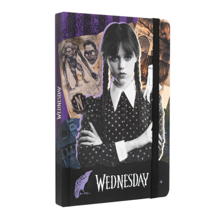 Grupo Erik - Carnet de Notes Mercredi Addams | Bullet Journal | Notebook | Bullet Agenda | Carnet Pointillé Format A5