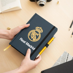 Grupo Erik - Carnet de Notes Real Madrid | Carnet Pointillé Format A5 avec Stylo | Notebook Pointillé, Notebook, Journal Intime,