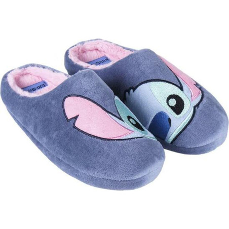 ZAPATILLAS DE CASA ABIERTA STITCH BLUE