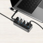 LogiLink UA0419 - Hub USB 3.2 Gen1 avec 4 Ports et Interrupteur Marche/arrêt (par Port) LogiLink UA0419 - Hub USB 3.2 Gen1 avec 4 Ports et Interrupteur Marche/arrêt (par Port)