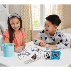 VTech- Kidizoom Print Cam Bleu, 3480-549122