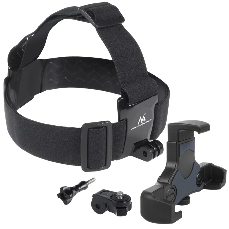 Maclean MC-448 Support Serre-tête Sport pour téléphone Portable, Appareil Photo, GoPro et Autres caméras Universel Maclean MC-448 Support Serre-tête Sport pour téléphone Portable, Appareil Photo, GoPro et Autres caméras Universel