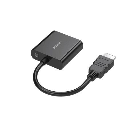 Hama Adaptateur vidéo, fiche HDMI™ - Port VGA, Port Audio, Full-HD 1080p