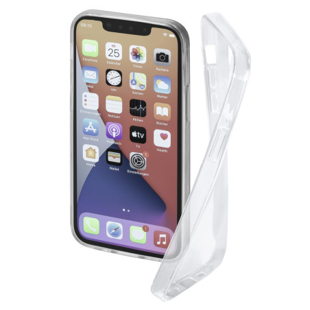 Hama Coque iPhone 13 Crystal Clear pour Apple (Coque Transparente iPhone 13 en TPU, Coque de Protection Souple, Protection télép
