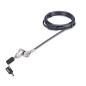 StarTech.com Antivol Universel 3-en-1 pour PC, Câble de Verrouillage à Clé Maîtresse, 2m, Compatible Noble Wedge/Nano/K-Slot