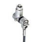 StarTech.com Antivol Universel 3-en-1 pour PC, Câble de Verrouillage à Clé Maîtresse, 2m, Compatible Noble Wedge/Nano/K-Slot