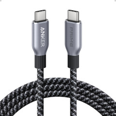 Anker Prime Câble USB C vers USB C, 240W Câble USB C Recharge Rapide, Nylon Tressé Upcyclé Haute Durabilité, câble USB 2.0 pour