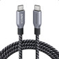 Anker Prime Câble USB C vers USB C, 240W Câble USB C Recharge Rapide, Nylon Tressé Upcyclé Haute Durabilité, câble USB 2.0 pour Anker Prime Câble USB C vers USB C, 240W Câble USB C Recharge Rapide, Nylon Tressé Upcyclé Haute Durabilité, câble USB 2.0 pour