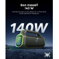 Soundcore Boom 2 Plus Enceinte Bluetooth puissante, 140W, 2+2 canaux stéréo, BassUp 2.0,Charge Rapide 30W, 20h, IPX7, lumières R Soundcore Boom 2 Plus Enceinte Bluetooth puissante, 140W, 2+2 canaux stéréo, BassUp 2.0,Charge Rapide 30W, 20h, IPX7, lumières R