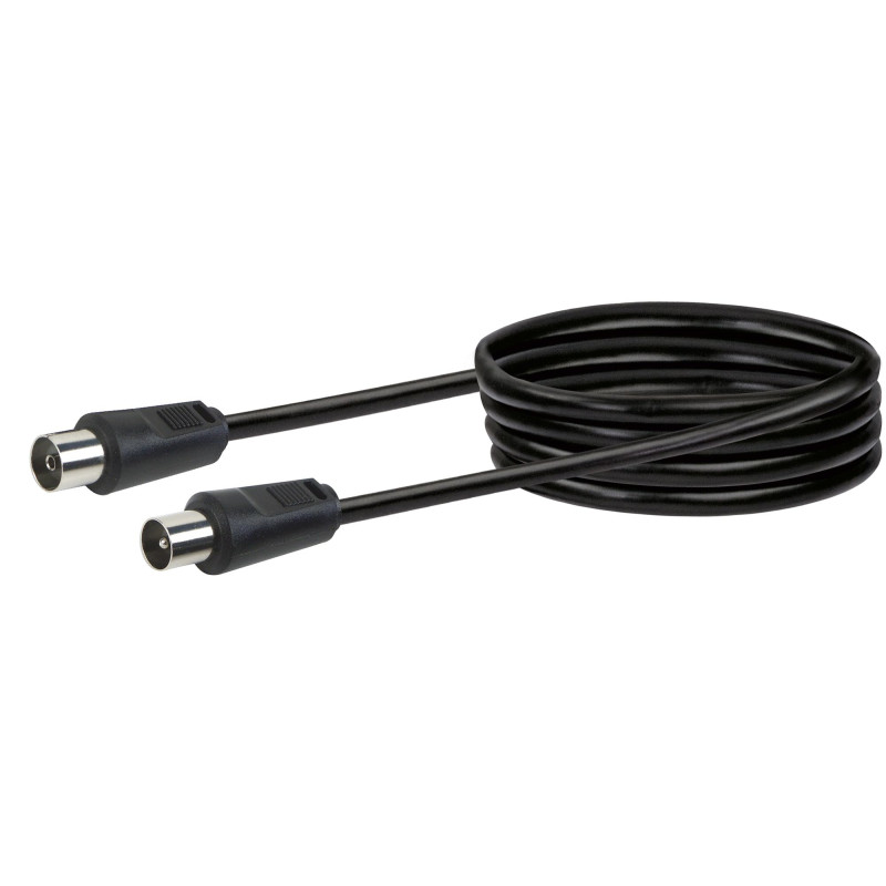 Schwaiger kVKV230 053 Câble Coaxial Câble Antenne, 75 DB 3 m (Noir) Schwaiger kVKV230 053 Câble Coaxial Câble Antenne, 75 DB 3 m (Noir)