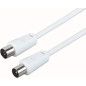 Schwaiger kVK230 052 câble coaxial 75 DB 3 m Blanc Schwaiger kVK230 052 câble coaxial 75 DB 3 m Blanc