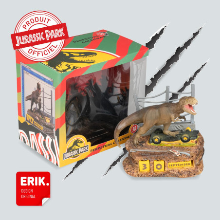 Grupo Erik - Calendrier Perpétuel Jurassic Park | Figurine Calendrier, Calendrier 3D, pour Enfant, Cadeaux Geek