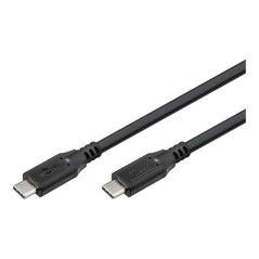 goobay Câble USB-C 3.2 60 W et 10 Gbits de transfert de données (PD) / Câble de charge de type C Thunderbolt 3 et 4 / MacBook, i