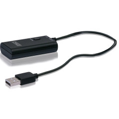 Schwaiger KHTRANS513 Adaptateur Bluetooth stéréo pour Sortie Jack Double Connexion Noir