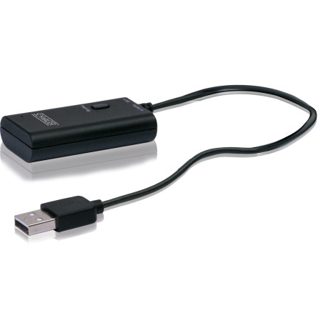 Schwaiger KHTRANS513 Adaptateur Bluetooth stéréo pour Sortie Jack Double Connexion Noir