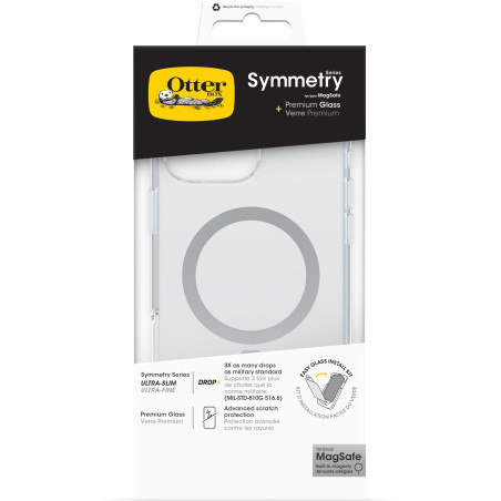Otterbox Pack de protection pour iPhone 16 Pro Max; Symmetry Series Clear MagSafe, supporte 3x plus de chutes que la norme milit