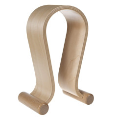 Maclean MC-815O Oak Support de Casque Universel Support de Casque en Bois (chêne)