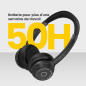 SPC Dreamer 2 Pro - Casque sans Fil Bluetooth | Batterie 50h | Annulation de Bruit (ENC) | Double Connexion simultanée | Google SPC Dreamer 2 Pro - Casque sans Fil Bluetooth | Batterie 50h | Annulation de Bruit (ENC) | Double Connexion simultanée | Google