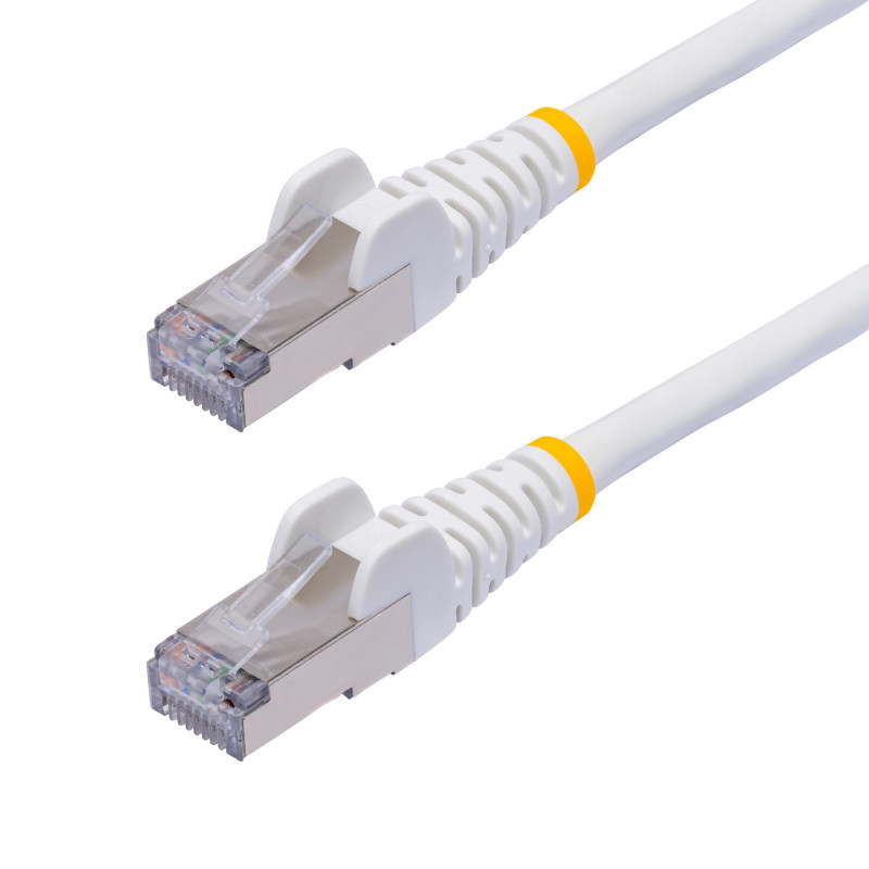 StarTech.com Câble Ethernet CAT8 Blanc de 1m, RJ45 Snagless, 25G/40G, 2000MHz, 100W PoE++, S/FTP, Fil de Cuivre Pur 26AWG, LSZH, StarTech.com Câble Ethernet CAT8 Blanc de 1m, RJ45 Snagless, 25G/40G, 2000MHz, 100W PoE++, S/FTP, Fil de Cuivre Pur 26AWG, LSZH,