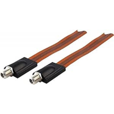 SCHWAIGER KFF30 531 Cable COAXIAL 0,173 M F-Type Tipo F Negro, Rojo