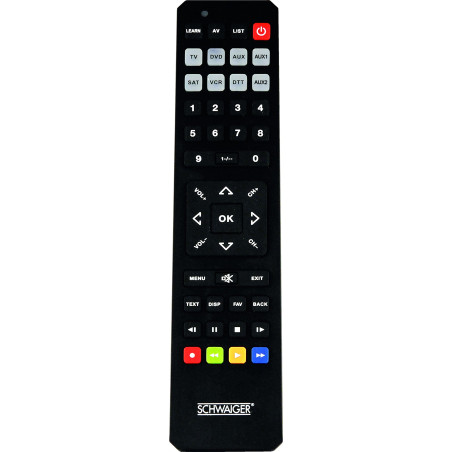 Schwaiger GmbH UFB4801 031 8 in 1 Télécommande Universal Noir
