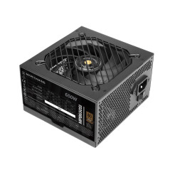 Mars Gaming MPB650SI, Alimentation PC ATX 650W, Garantie 7 Ans, 80Plus Bronze 230V, 90% d'Efficacité, Ventilateur SI Extreme Sil