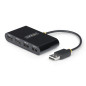 StarTech.com Hub USB 2.0 à Ports, Alimentation par Bus USB, Petit Hub USB de Voyage, Répartiteur USB 2.0, 480Mbps StarTech.com Hub USB 2.0 à Ports, Alimentation par Bus USB, Petit Hub USB de Voyage, Répartiteur USB 2.0, 480Mbps