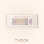 TANOOKI Ensemble clavier et souris sans fil, Bluetooth et connexion 2,4 GHz, 85 touches (QWERTY), souris avec 3 niveaux de sensi TANOOKI Ensemble clavier et souris sans fil, Bluetooth et connexion 2,4 GHz, 85 touches (QWERTY), souris avec 3 niveaux de sensi