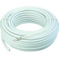 Schwaiger GmbH KOX13525 052 Sat Câble coaxial 135 DB 25 m Blanc Schwaiger GmbH KOX13525 052 Sat Câble coaxial 135 DB 25 m Blanc