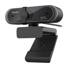 Axtel headsets, AX-FHD webcam Full HD 1080p video, automatic white balance, webcam with microphone for PC, web camera, USB Plug 