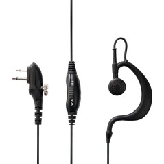Midland MA-27M Crochet auricullaire Monophonique avec Fil Noir Casque et Micro - Casques et micros (avec Fil, Crochet auricullai