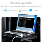 StarTech Câble Adaptateur USB vers Série de 2m, Rétention COM, FTDI, USB-A vers DB9 RS232, Voyants LED, Écrous à Vis DB9 Interch StarTech Câble Adaptateur USB vers Série de 2m, Rétention COM, FTDI, USB-A vers DB9 RS232, Voyants LED, Écrous à Vis DB9 Interch