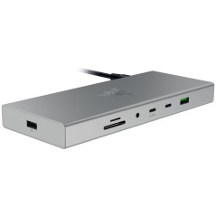 Razer USB 4 Dock - Station d'accueil Haute Vitesse à 14 Ports pour Les Jeux et la productivité - Prise en Charge de Deux écrans,