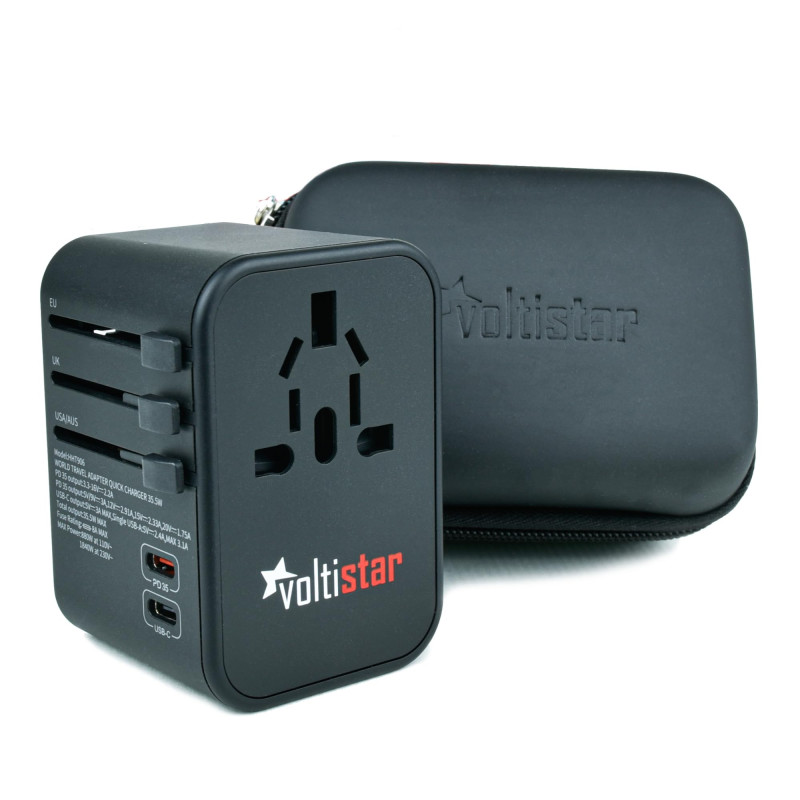 Adaptateur universel de voyage PD20 W 2 USB 1 USB C et 1 CA Prise intelligente multiple pour UK Allemagne USA Thaïlande Irlande Adaptateur universel de voyage PD20 W 2 USB 1 USB C et 1 CA Prise intelligente multiple pour UK Allemagne USA Thaïlande Irlande