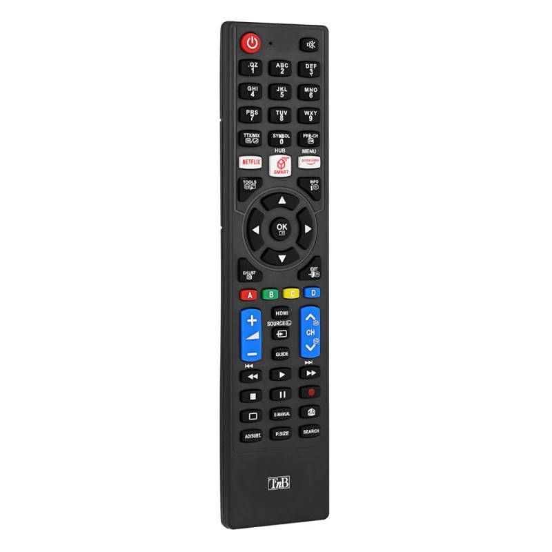 T'nB - Télécommande Universelle pré-programmée Panasonic, Philips, LG, Samsung et Sony - Noir T'nB - Télécommande Universelle pré-programmée Panasonic, Philips, LG, Samsung et Sony - Noir